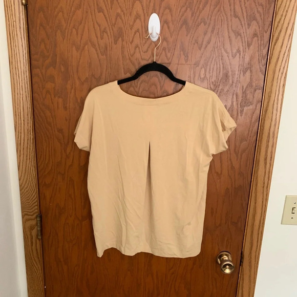 J.Jill Luxe Supima® Pleat-Back Tee - Picture 9 of 9